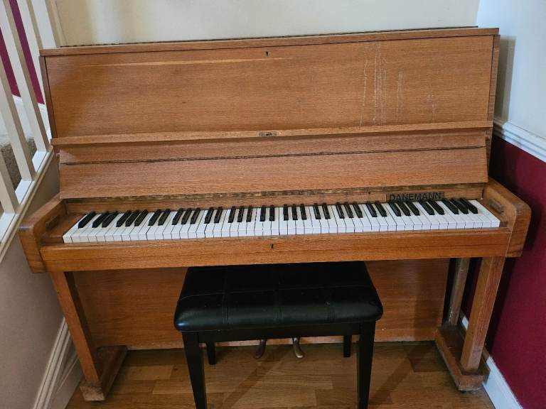 Upright Piano with stool