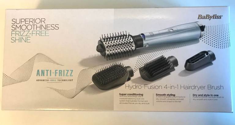 BaByliss Hydrofusion 4-in-1 Hair Dryer Brush