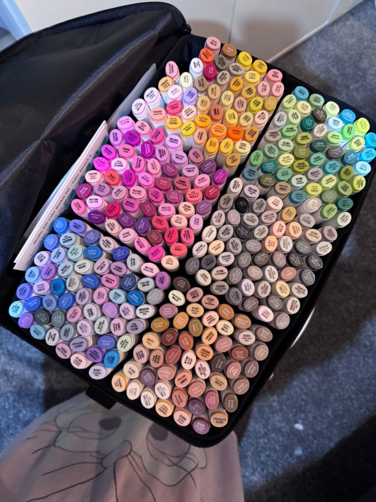 Ohuhu Alcohol Markers 320 Colours with Carry Case