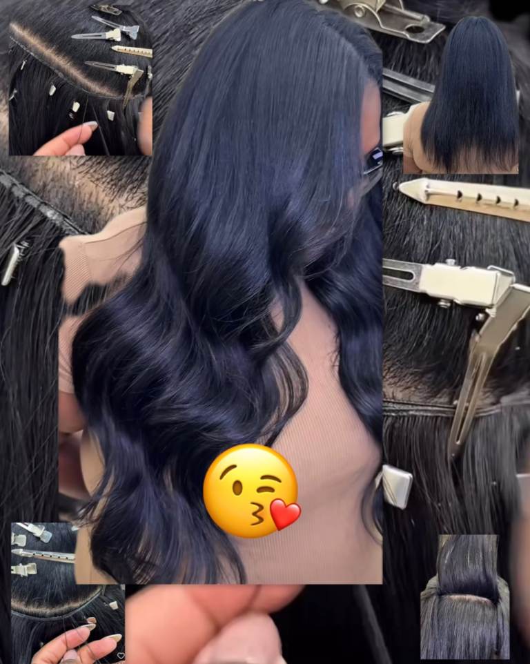 MOBILE HAIR EXTENSION FOR MESH METHOD, NANO RINGS WITH 100% RUSSIAN VIRGIN HUMAN HAIR