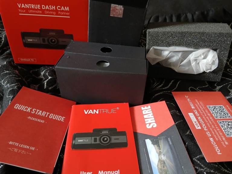 VANTRUE dash cam T2 New!