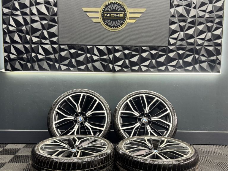 20” inch genuine bmw 846m alloys wheels g30 g31 5 series 4 3 5x112 staggered
