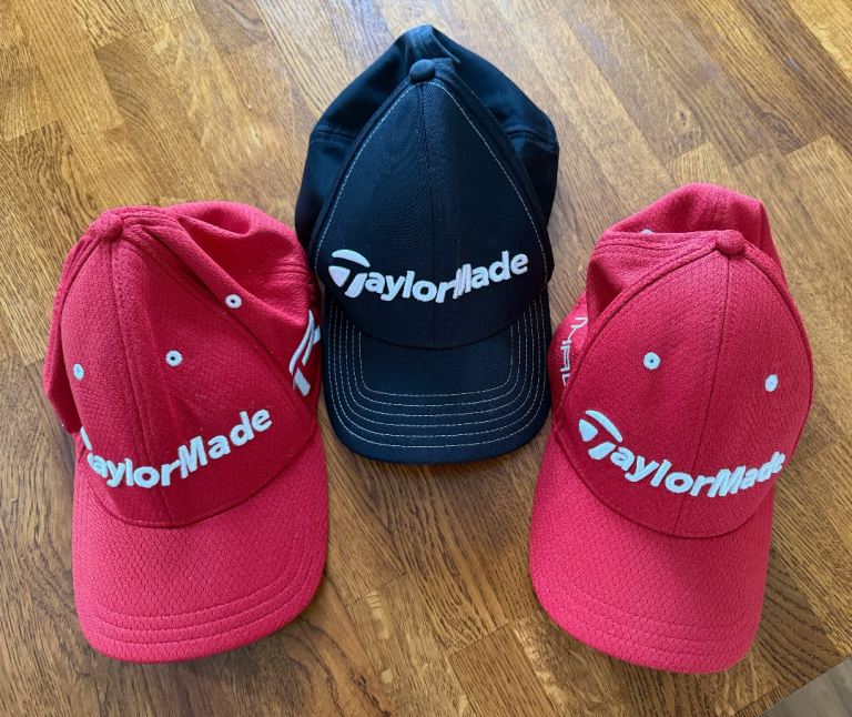 TAYLORMADE GOLF CAPS--ONE SIZE--USED