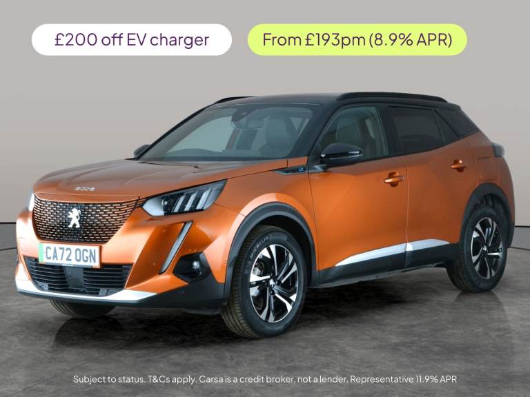 2022 Peugeot E-2008 50kWh GT SUV 5dr Electric Auto (7kW Charger) (136 ps) - REVERSE CAM - NAV - S...