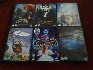 6  x  Walt Disney DVD's for sale.