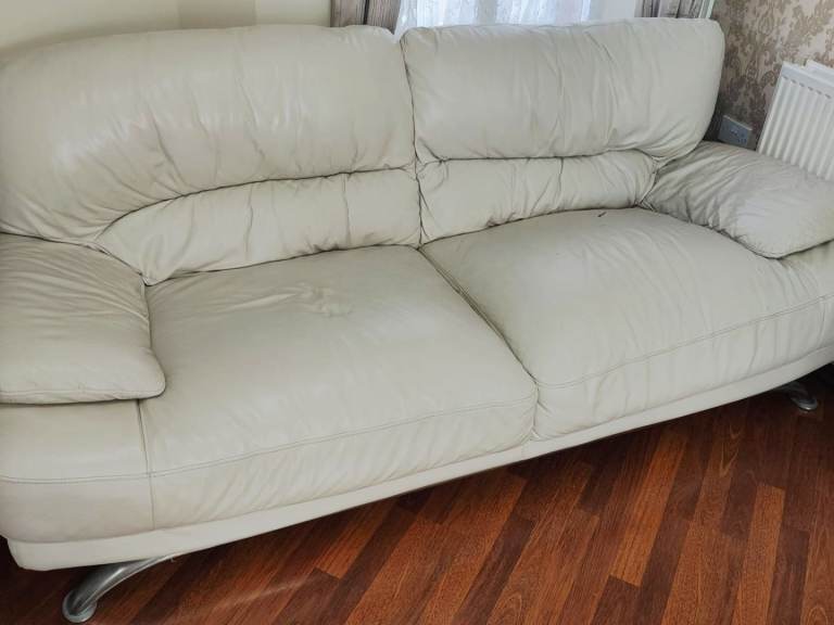FREE 3 seater leather sofa 