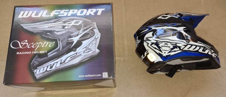 WULF SPORT KIDS MTX/BIKE HELMET AS NEW IN BOX