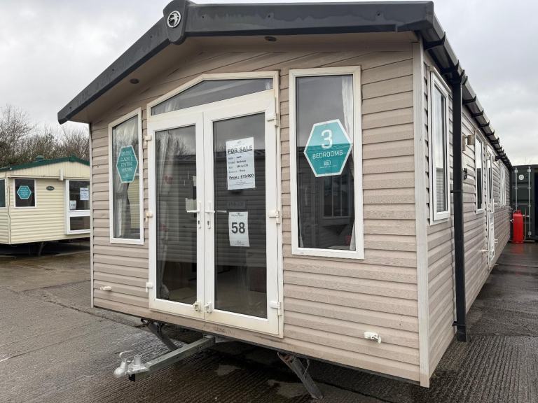 3 Bed Swift Static Caravan - DG, CH, French Doors - Offsite for Own Land, Farms