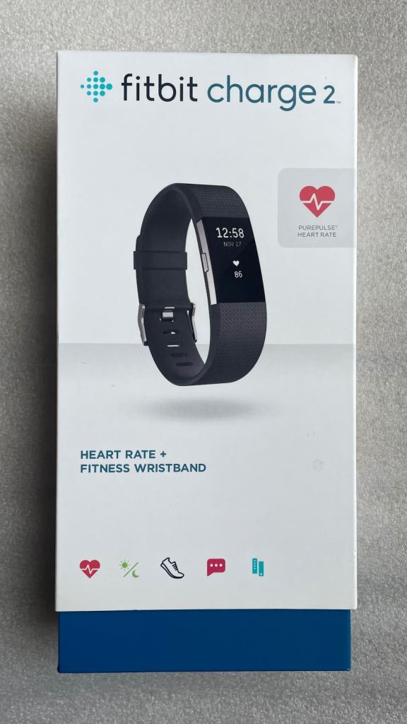 FITBIT CHARGE 2 HEART RATE & FITNESS WATCH VGC