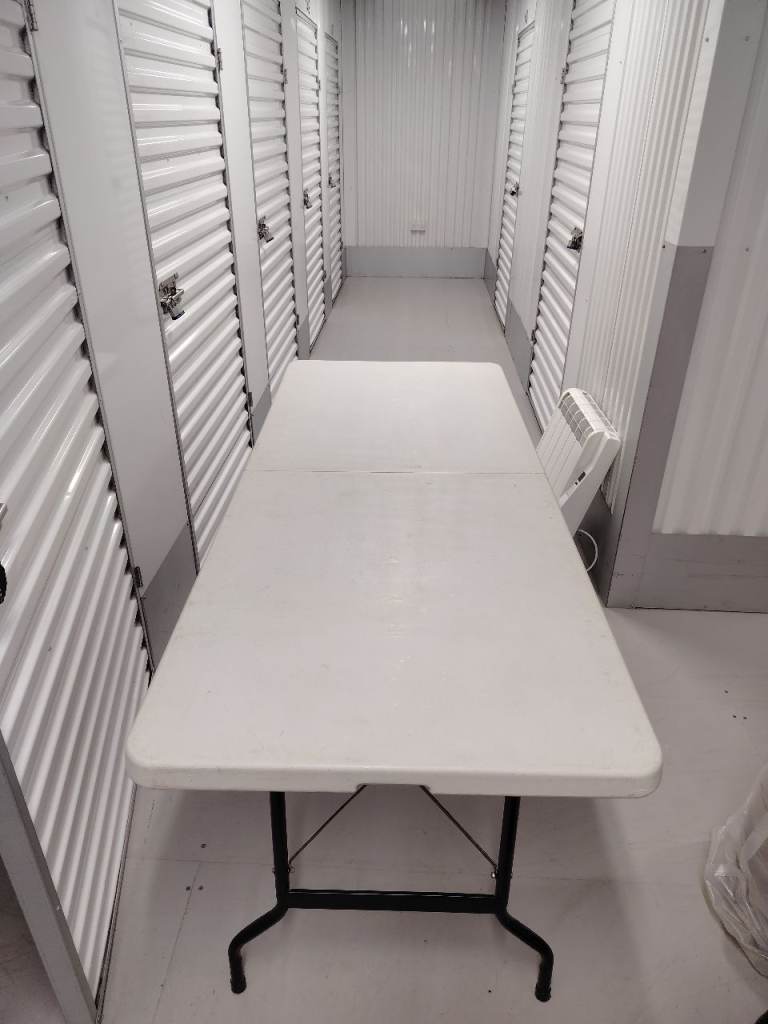 6f carboot White Folding Table 