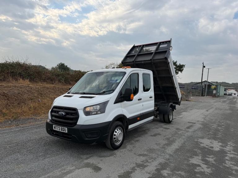 Ford Transit 2.0 350 EcoBlue Leader  Double Cab tipper Aircon 4dr Die... 2023/73