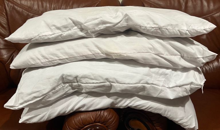 Pillows- 4 nos with covers 