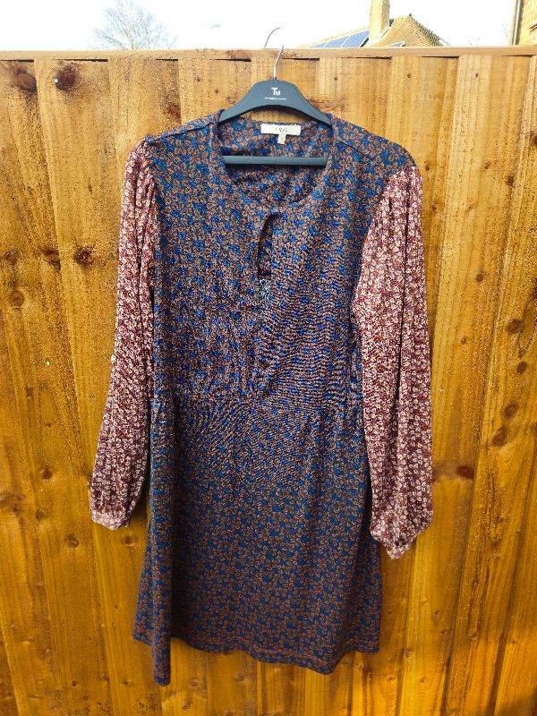 Next Women's Leaf Floral Women's Dress Size 12