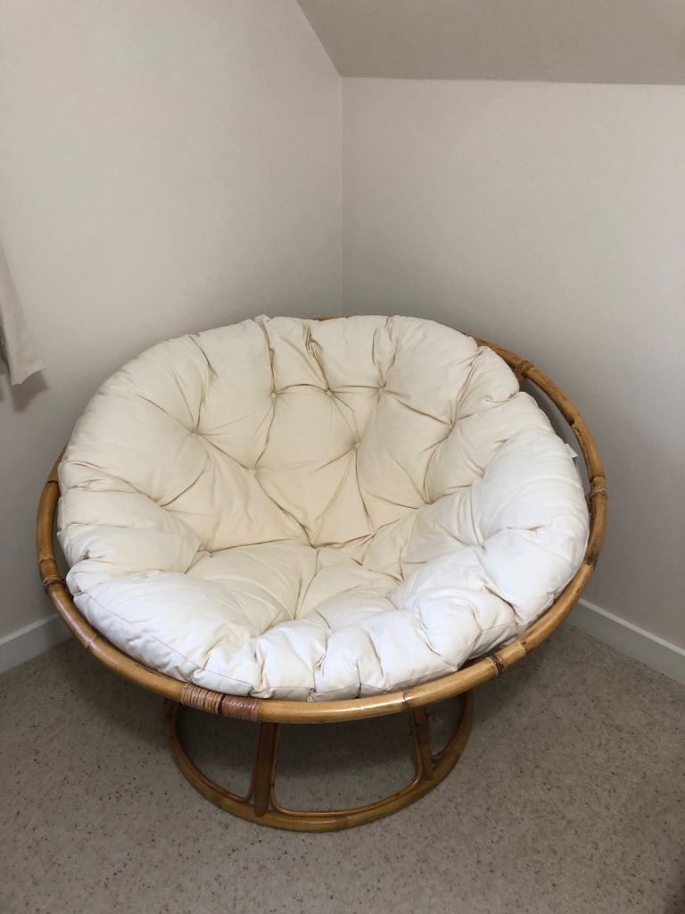 Vintage Cane Chair with Original Cushion