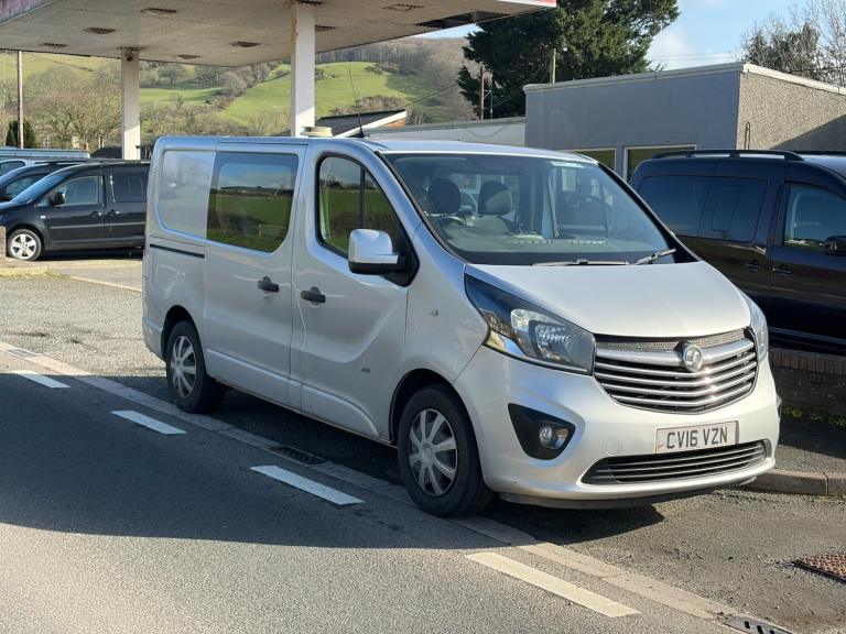 2016 Vauxhall Vivaro SPORTIVE DOUBLE CAB 2900 1.6CDTI BiTurbo 120PS eFLEX  PANEL VAN Diesel Manual