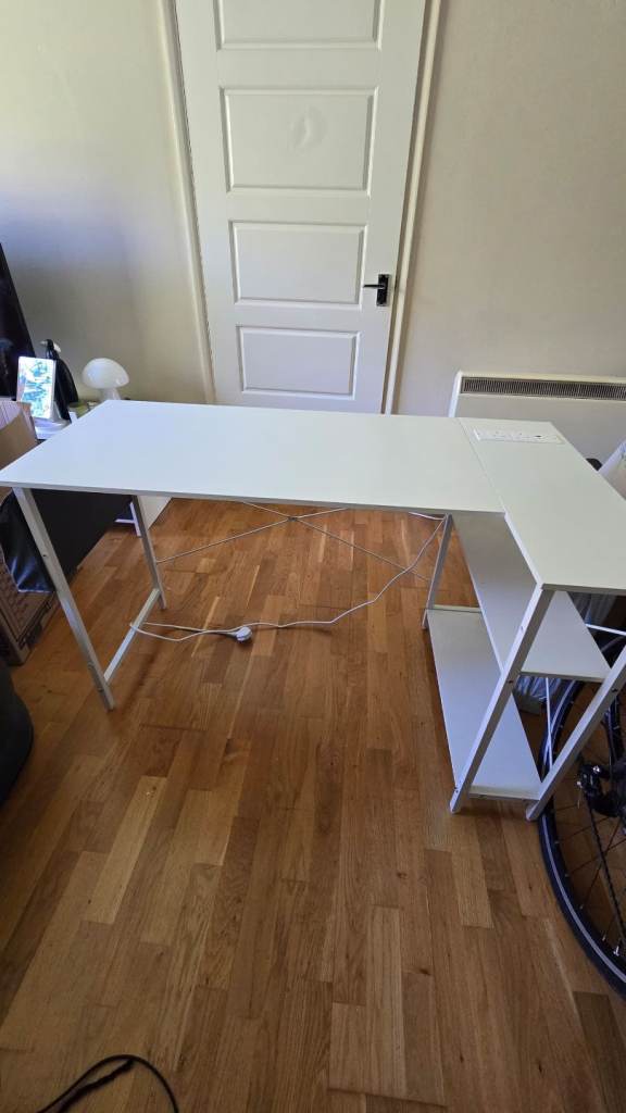 White work desk