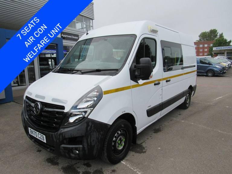 2021 Vauxhall Movano CDTi 3500 BiTurbo Edition Crew Van Mobile Welfare Unit Panel Van Diesel Manual