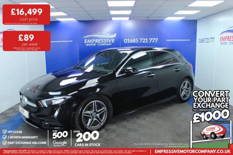 2019 19 MERCEDES-BENZ A-CLASS 2.0 A220 AMG LINE (PREMIUM) HATCHBACK 5DR PETROL 7