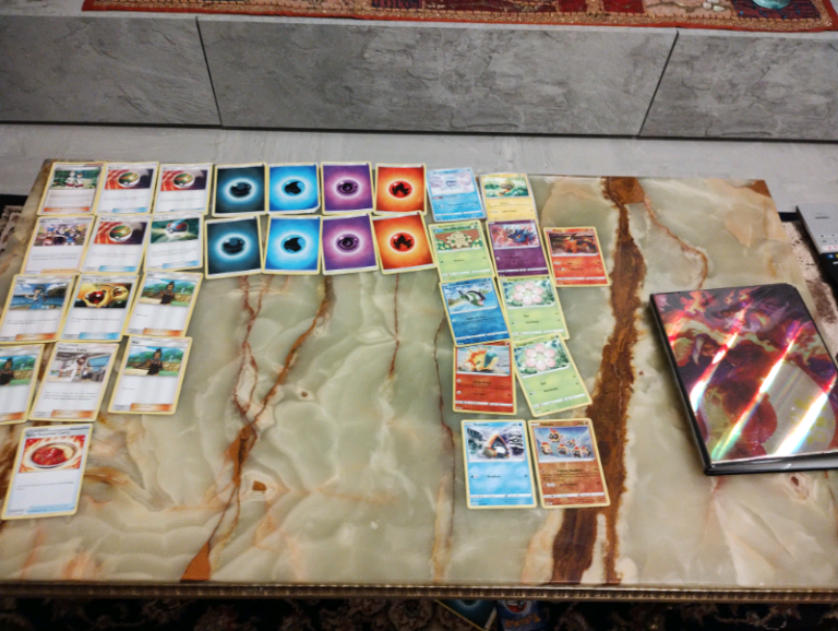 Pokémon trainers, energy's & some cards