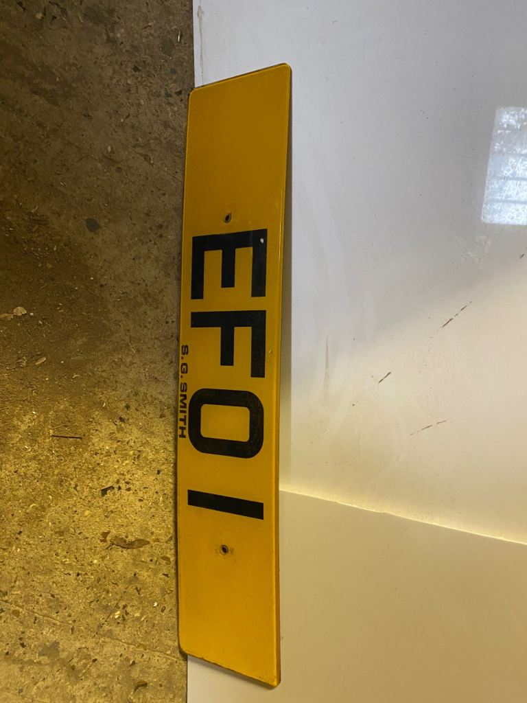 image for Cherished number plate EFO1