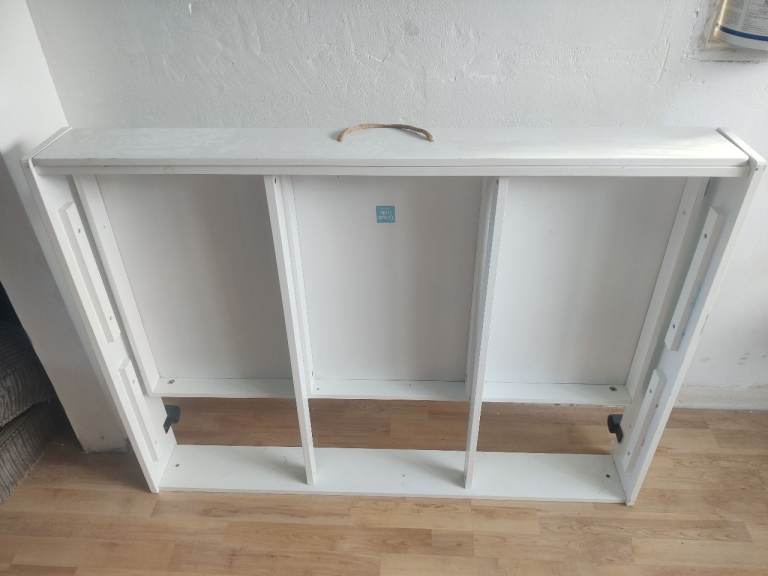 White Wooden under bed Storage Unit and play