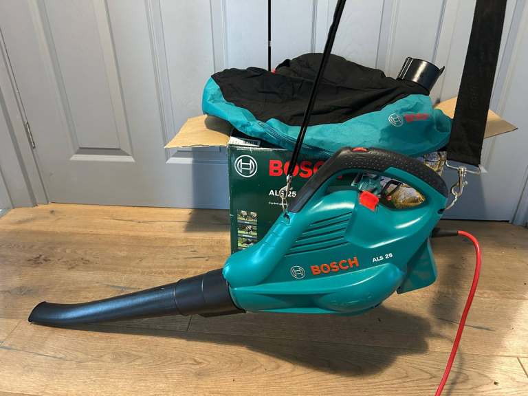 image for Bosch ALS 25 Electric Garden Vacuum and Leaf Blower + collection bag