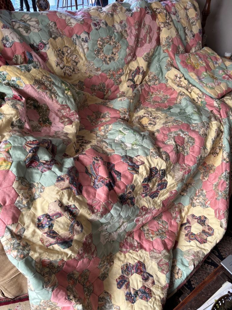 Hand made king-size bedspread