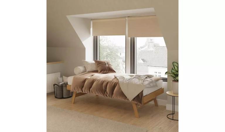 Madrid Single Wooden Trundle Bed + Single Mattress – £100