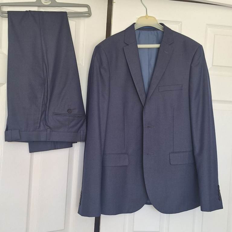 Blue suit 2 pieces 