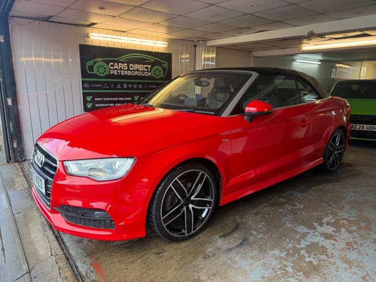 2015 Audi A3 Cabriolet 2.0 TDI S line S Tronic Euro 6 (s/s) 2dr CONVERTIBLE Diesel Automatic