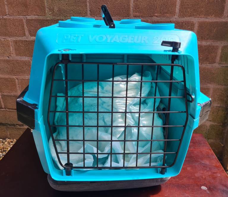 Light blue Pet Carrier Box 
