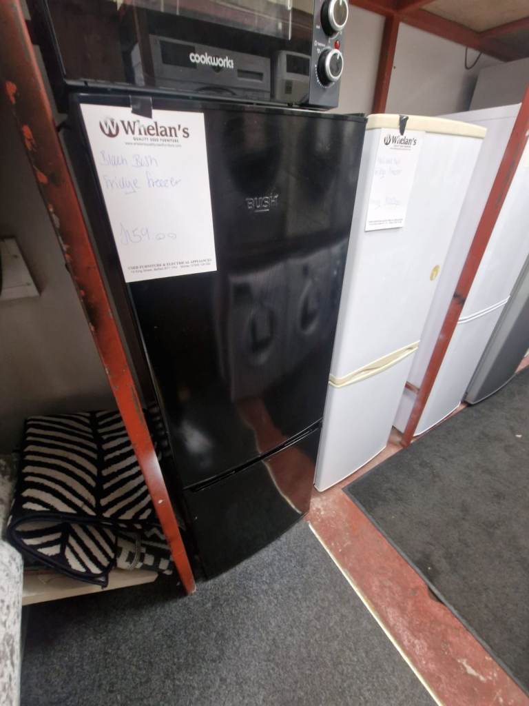 Black bush fridge Freezer £149 only perfect working condition 