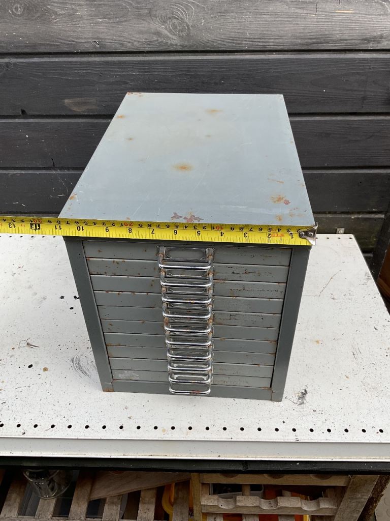 Metal 10 Drawer Filing Cabinet