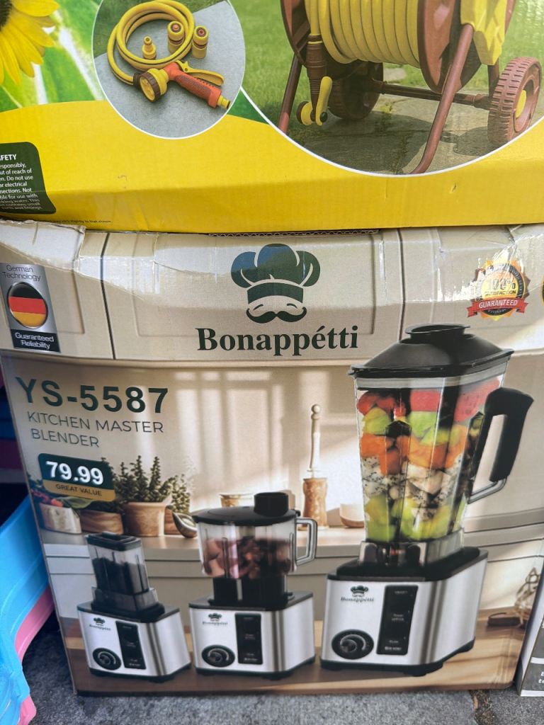 Bonappetti YS-5587 Kitchen Master Blender - New in Box