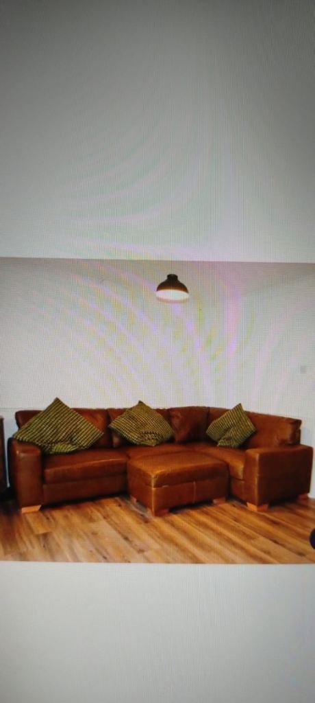 Argos Home Eton Leather Right Hand Corner Sofa