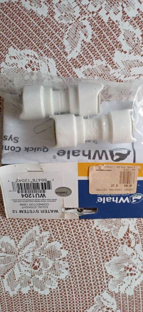 Two water connectors