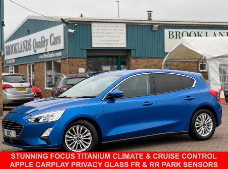 2019 Ford Focus 1.0T EcoBoost Titanium Hatchback 5 Door Desert Island Blue Petrol Manual Eu Hatch...