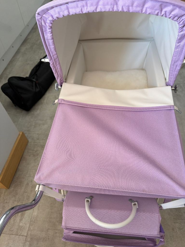 Lovely Lilac Baby Pram / Pushchair – Good Condition