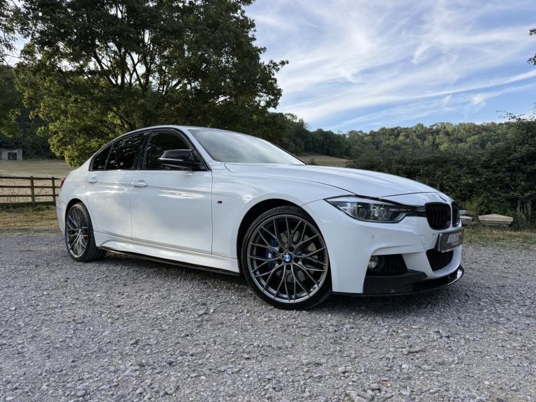 BMW 335d M Sport xDrive, 17 Reg, 92k, White, Pro Nav, 20'' Alloys
