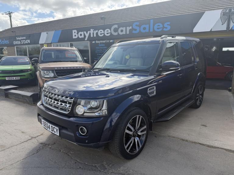 LAND ROVER DISCOVERY 4 3.0 SD V6 HSE Luxury Blue Auto Diesel 2014