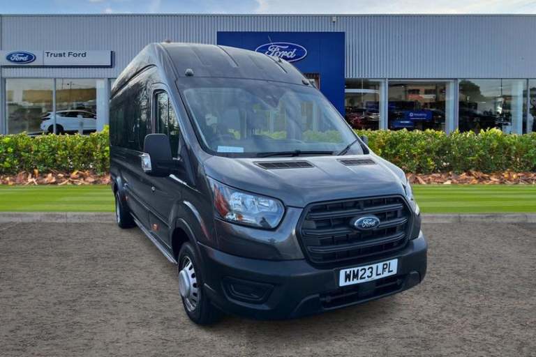 2023 Ford Transit 460 Leader L4 H3 ELWB High Roof 17 Seat Minibus RWD 2.0 EcoBlue 165ps Autom Min...