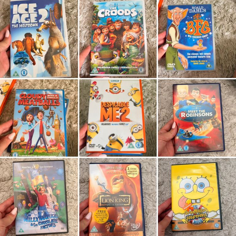 Range of DVDs