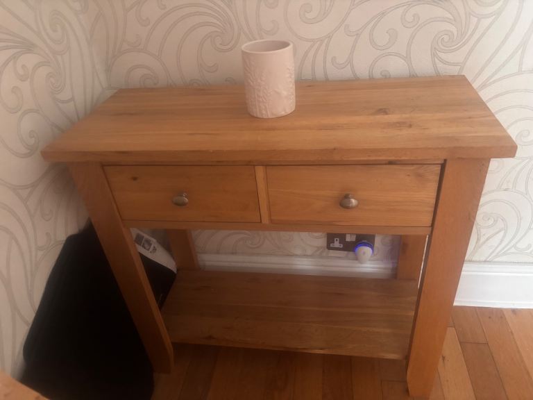 Oak console / sideboard 