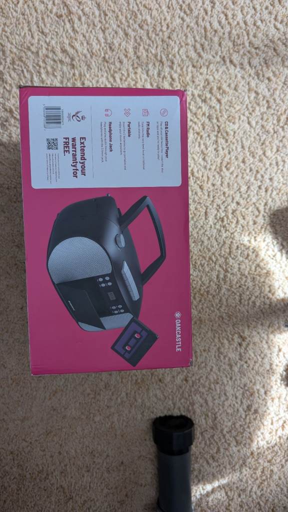 CD & Cassette Tape Player– Brand New in Box