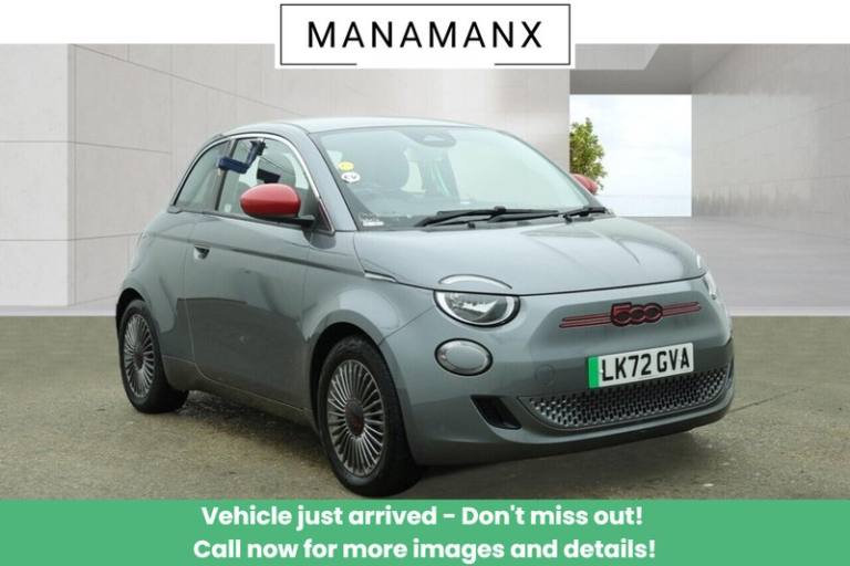 2022 Fiat 500 87kW Red 42kWh 3dr Auto HATCHBACK ELECTRIC Automatic