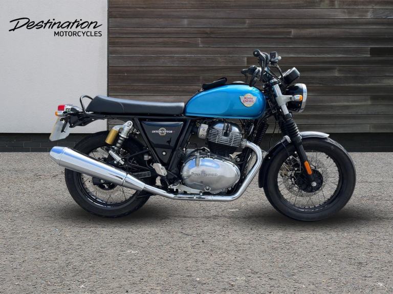 2024 Royal Enfield Interceptor INT 650 E5 Petrol blue Manual