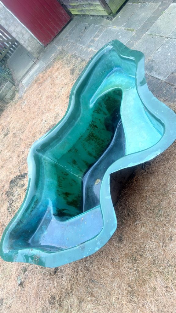 Fibreglass fishpond 