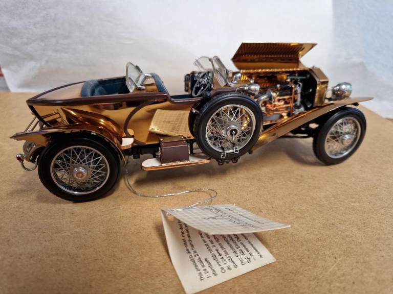  1/24 franklin mint 1921 copper rolls royce