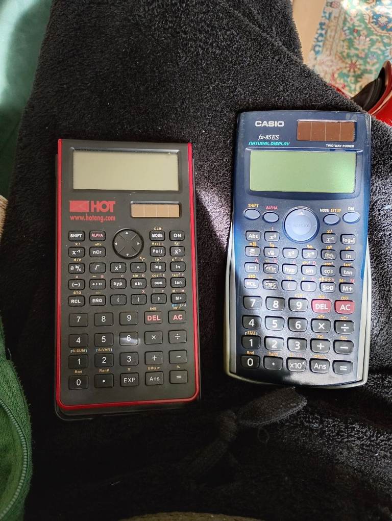 Casio and hoteng calculator