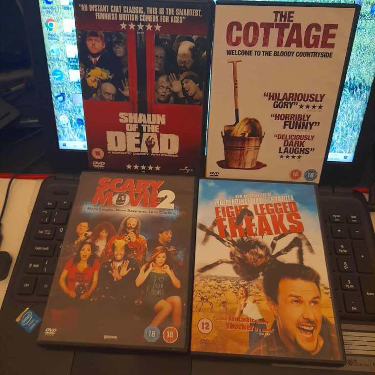 Horror Comedy DVDs x4